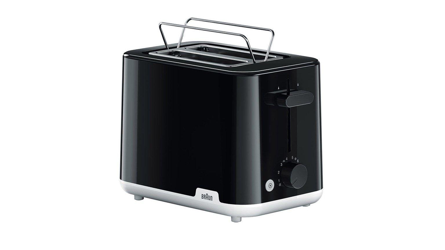 Torradeira BRAUN HT1010BK (900 W - 2 fatias - Plástico - Preto)
