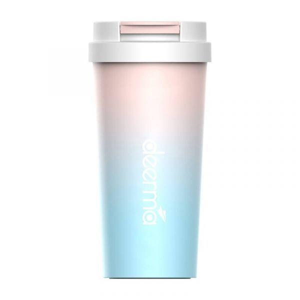 Liquidificadora Portátil DEERMA DEM-NU90 (50 W - 18 000 rpm - 300 ml - Azul e Rosa Gradiente), miniatura 2
