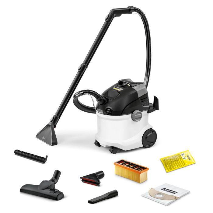 Aspirador de lavagem KARCHER SE 5 (Pavimentos duros e alcatifas - Branco/Preto), miniatura 2