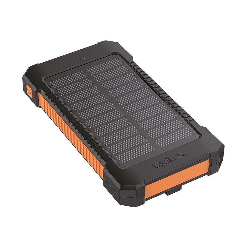 Powerbank Solar LOGILINK PA0321 (6000 mAh - 10 W - USB Type-C - Preto), miniatura 5