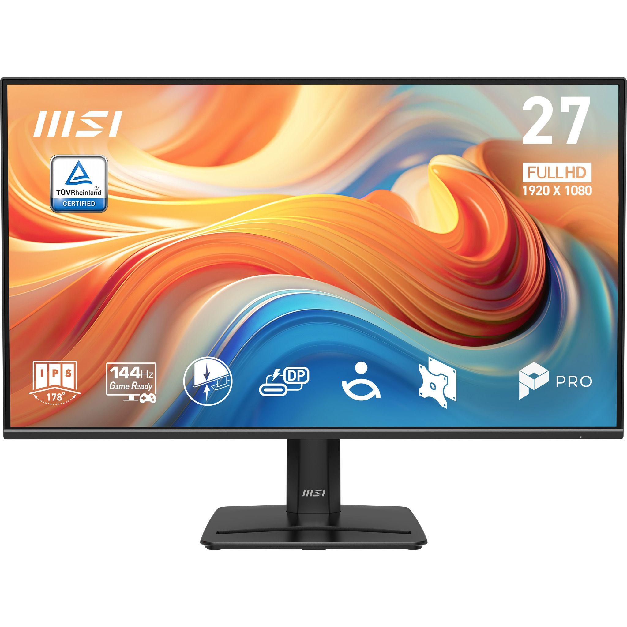 Monitor MSI PRO MP272 E14C (27" - IPS - 144 Hz - Preto)