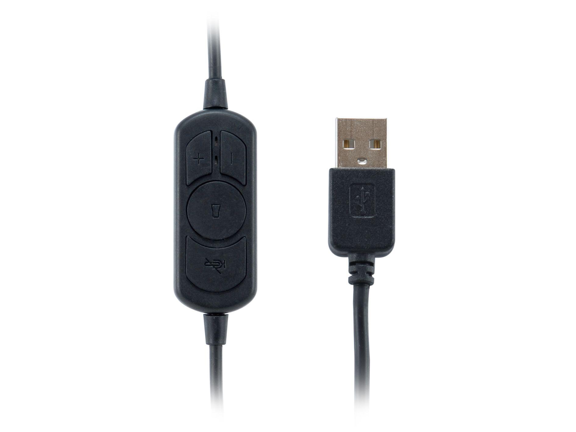 Headset EQUIP 245305 (Binaural - Com fios - Supra-aural - Preto), miniatura 2