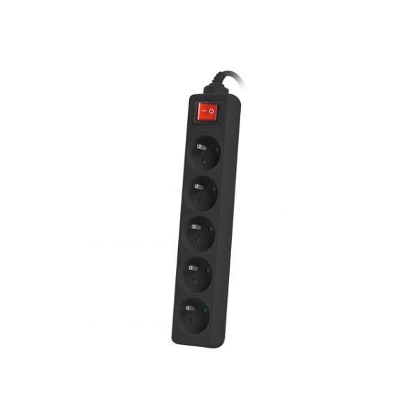 Bloco de Tomadas LANBERG PS1-05E-0300-BK (Tipo E - Branco), miniatura 4