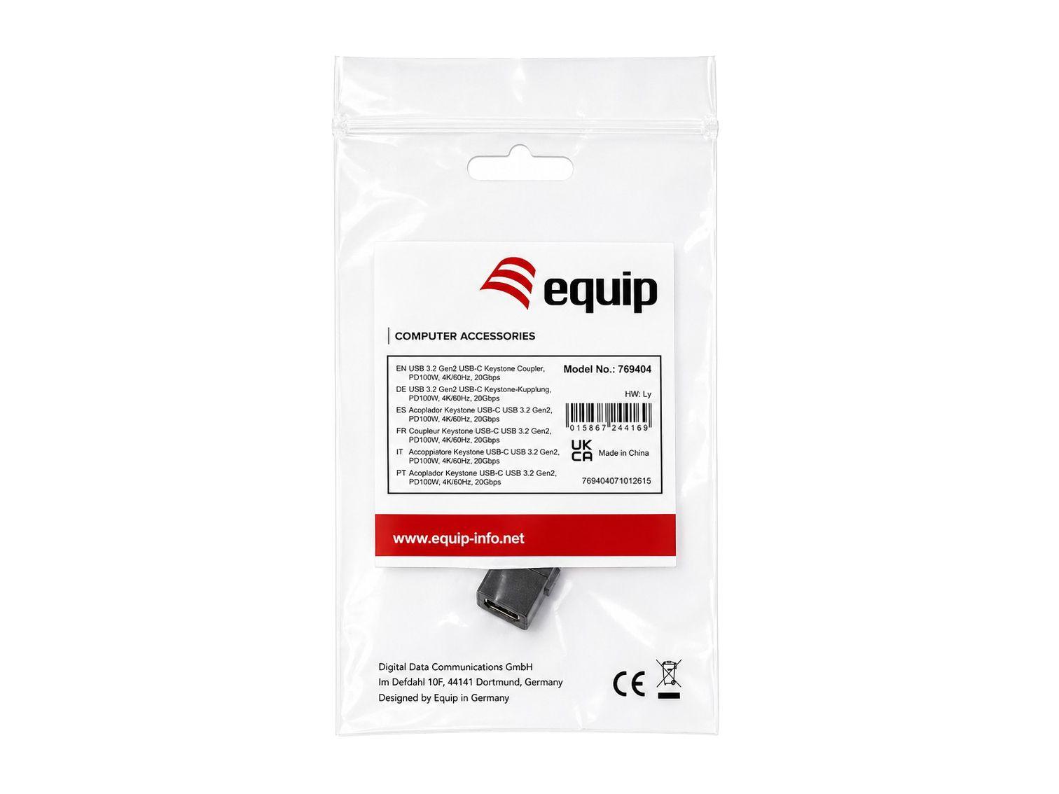 Módulo Keystone EQUIP 769404 (USB-C - Preto), miniatura 4