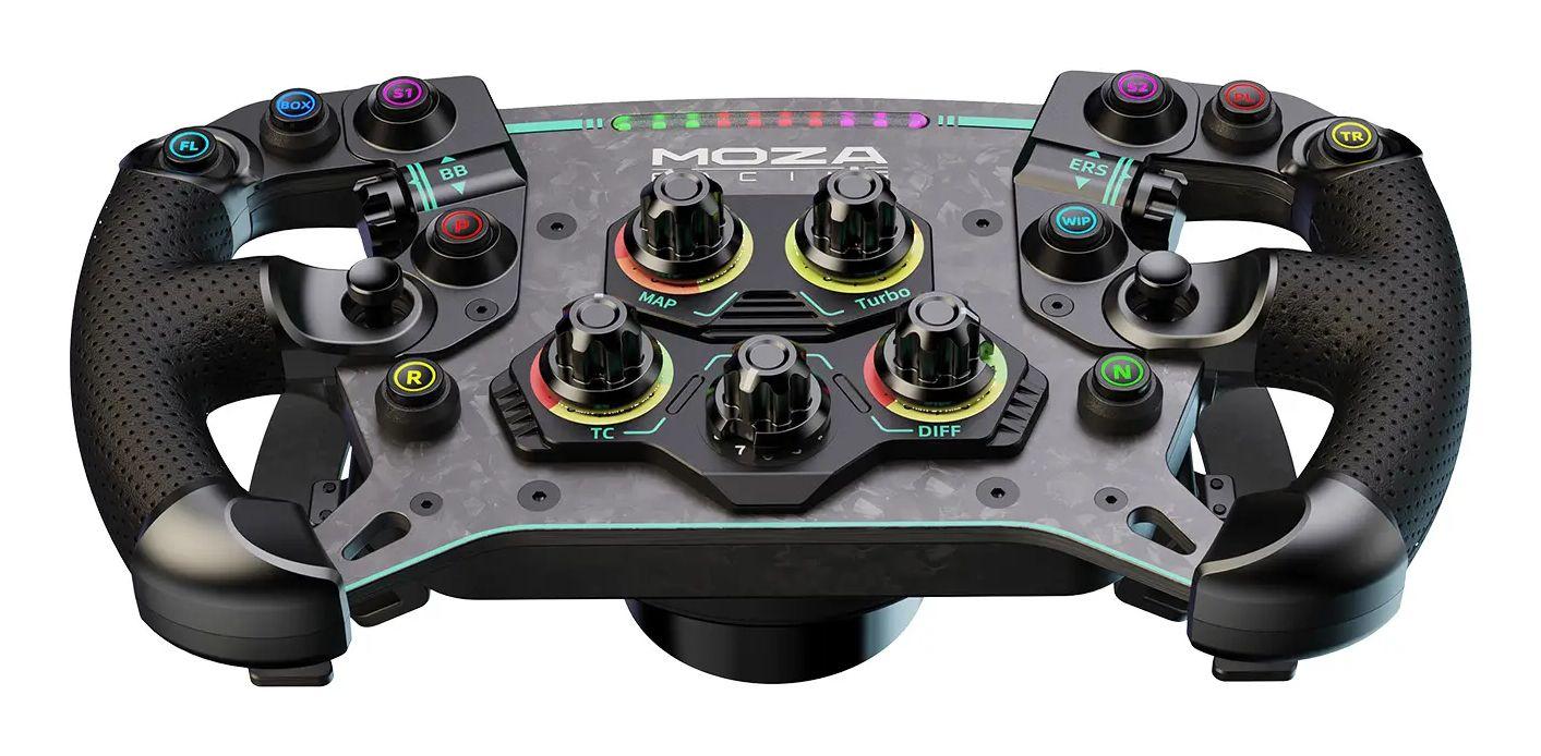 Volante Gaming MOZA RACING GS V2P (Com fios e sem fios - Preto), miniatura 4