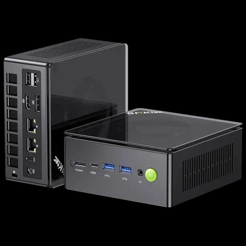 Mini PC Barebones GMKTEC Nucbox K8 Plus (Não incluído - 4 nm - AMD Ryzen 7 8845HS - Preto)