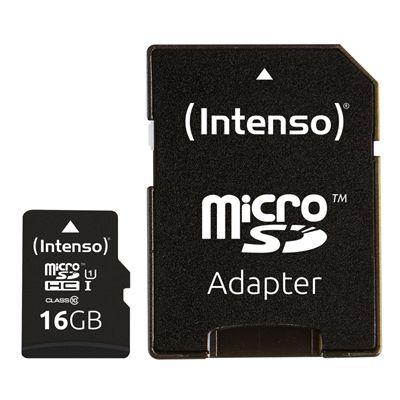 Cartão de Memória INTENSO 3423470 (16GB - Classe 10)