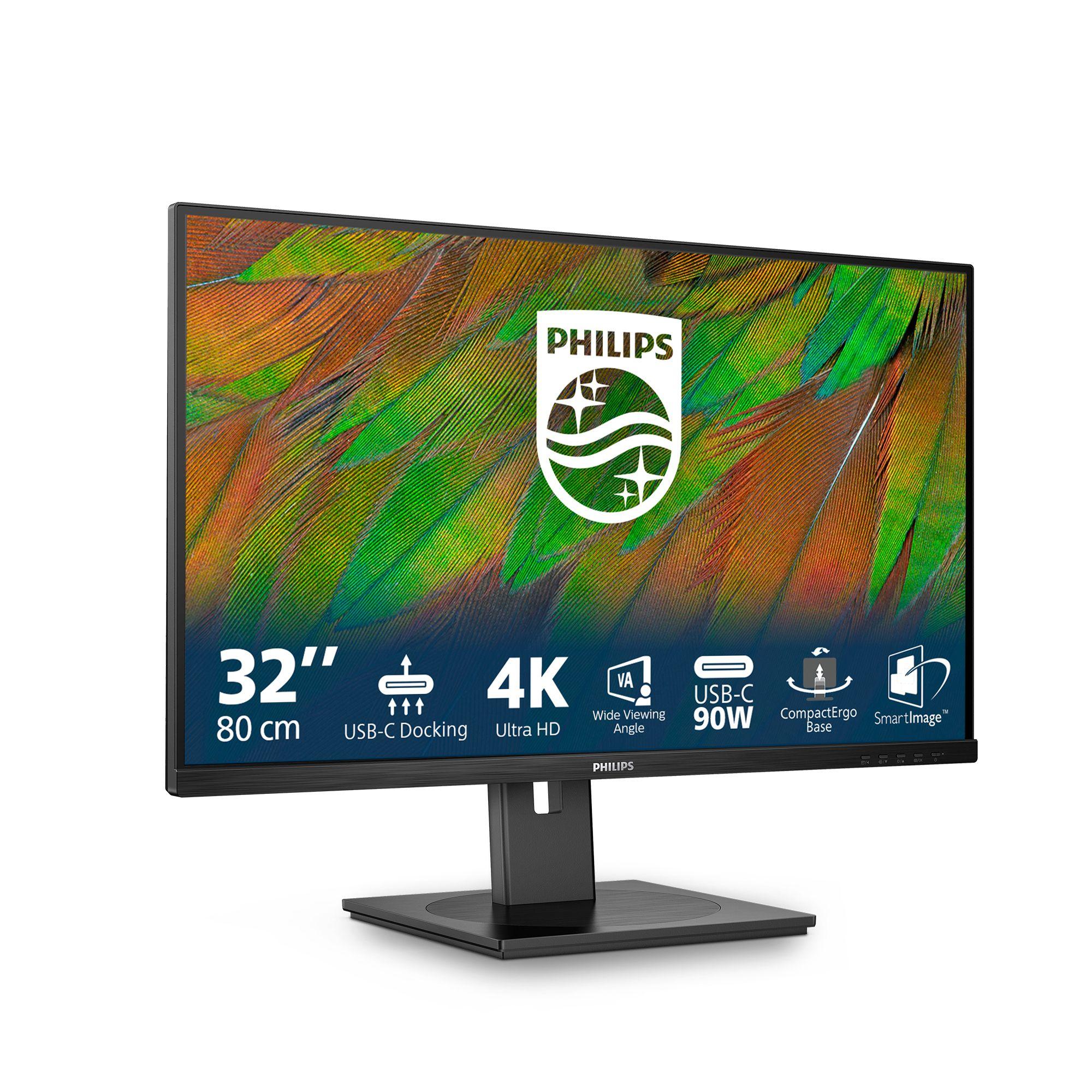Monitor PHILIPS 32B1U3900/00 (31,5" - 4K Ultra HD - Preto), miniatura 2