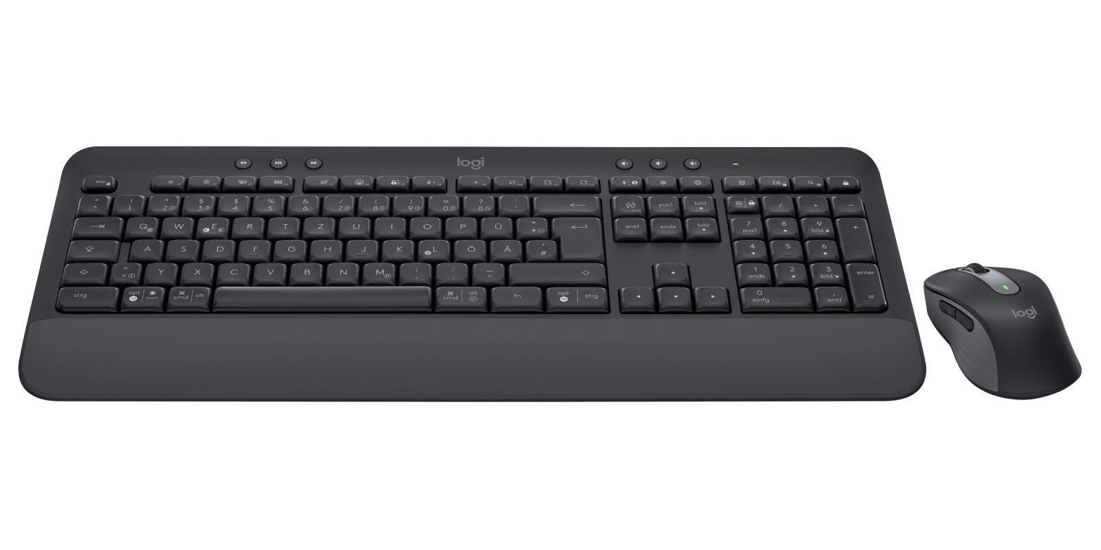 Conjunto Teclado e Rato LOGITECH Signature MK650 for Business (Alemão - Membrana - Tamanho completo - Grafite) — miniatura 3