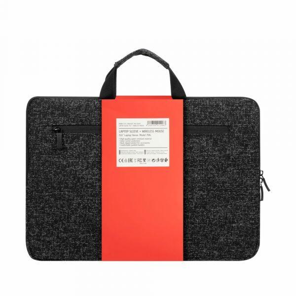 Conjunto Bolsa para Portátil e Rato RIVACASE Anvik 7916 (15,6" - Preto) — miniatura 3