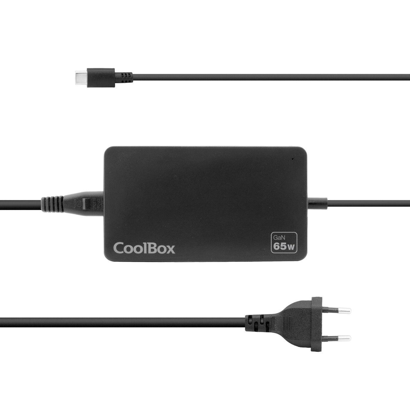 Carregador de Parede USB-C COOLBOX COO-NB65-UC (USB-C - Preto), miniatura 2