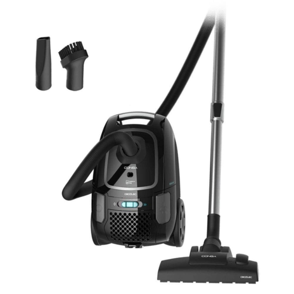 Aspirador com Saco CECOTEC Conga Powerbag 4000 XL (18 kPa - 4 L - Saco de pó - Preto)