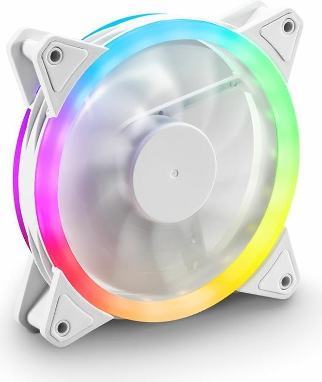 Ventoinha de Caixa SHARKOON SHARK Blades PWM RGB (RGB multicolorida - 1,8 W - Branco)