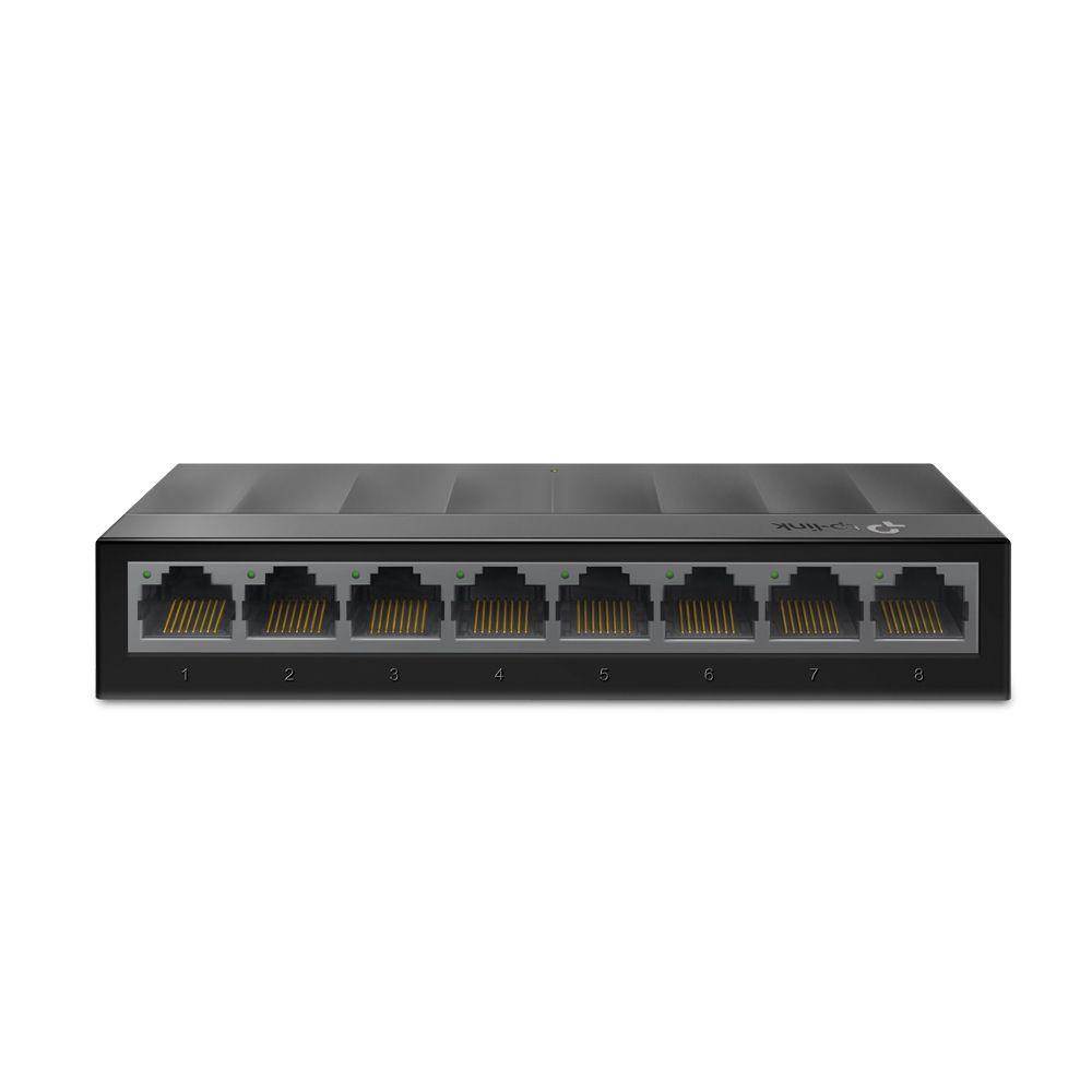 Switch TP-LINK LiteWave LS1008G (Gigabit Ethernet - 1,5 MB - 16 Gbit/s - Preto)