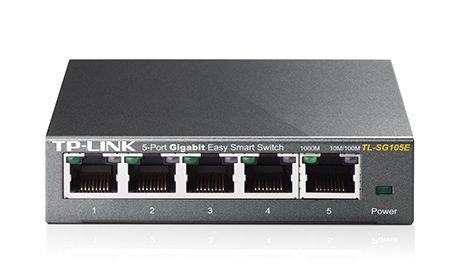 Switch TP-LINK TL-SG105E V5 (Gigabit Ethernet - 1 MB - 10 Gbit/s - Preto) — miniatura 2