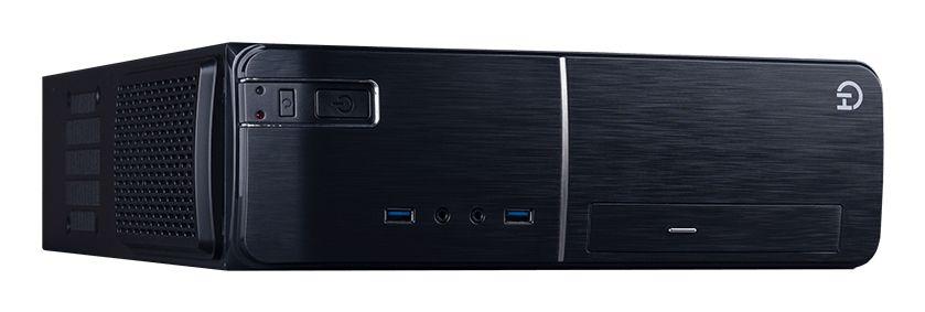Caixa PC HIDITEC SLM20 PRO (ITX, micro ATX - Tower - Preto) — miniatura 2