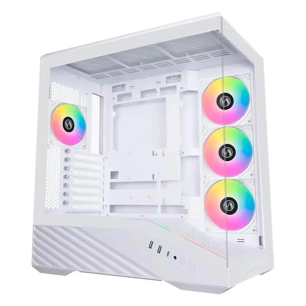 Caixa de Computador LIAN LI Vector V100R (ATX, EATX, micro ATX, Mini-ITX - Mid Tower - Plástico, Vidro temperado, Aço - Branco) — miniatura 2