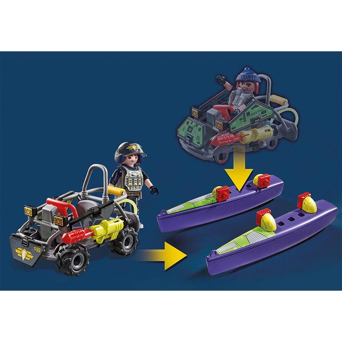 Conjunto PLAYMOBIL City Action 71147 Quad Multiterreno (5 anos - Multicor), miniatura 4