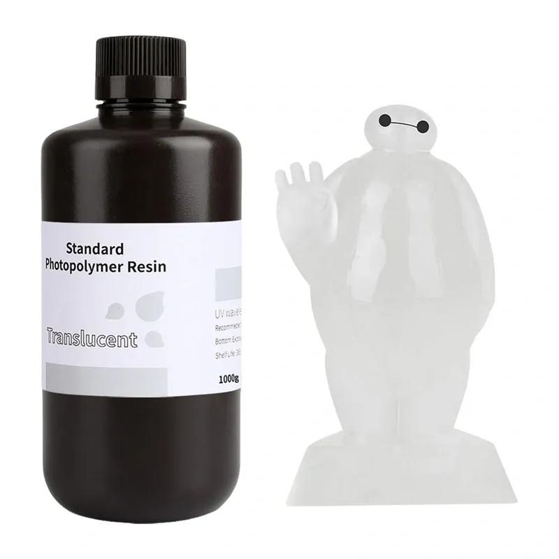 Resina para Impressão 3D ELEGOO Standard 1.0 (1 kg - Semitransparente)
