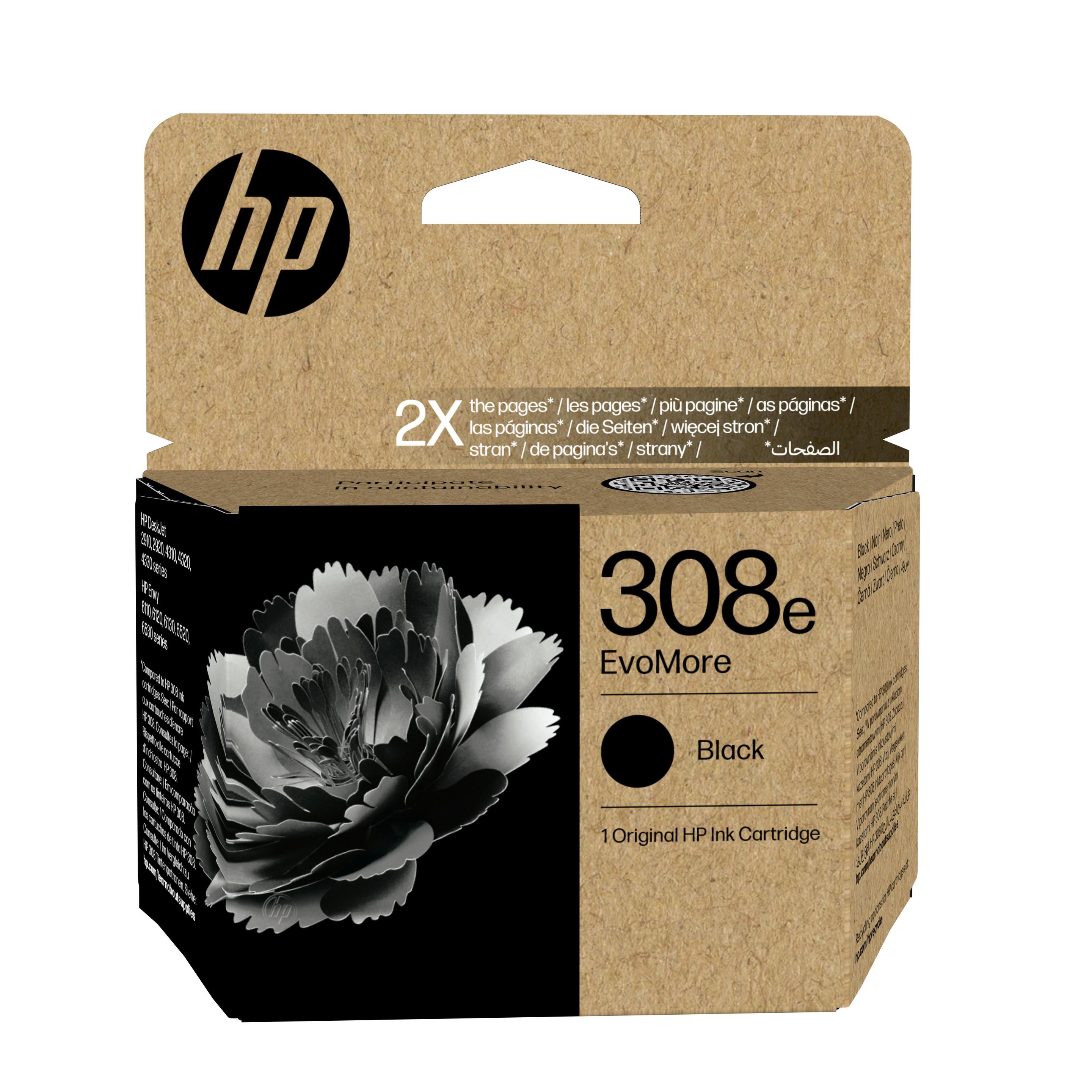 Tinteiro HP 308e EvoMore (320 páginas - Preto)