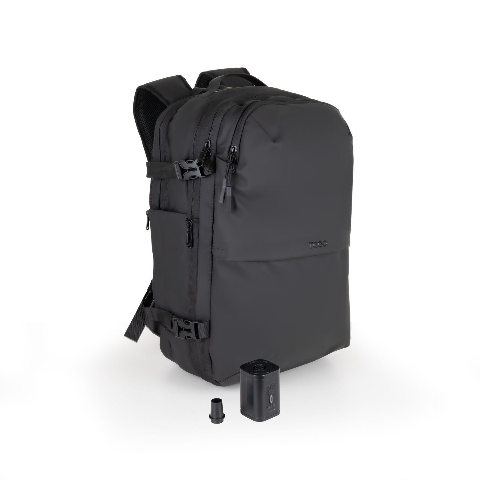 Mochila de Viagem TOOQ TQBP-V101-BK (17" - 30/55 l - Preto)