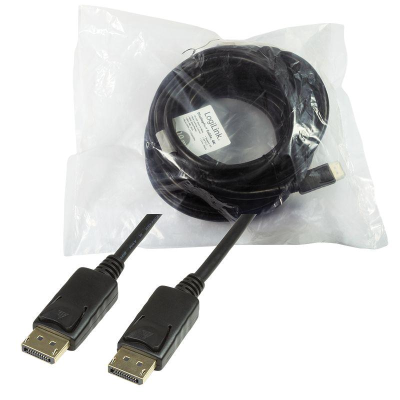 Cabo DisplayPort LOGILINK CV0077 (10 m - Preto) — miniatura 6
