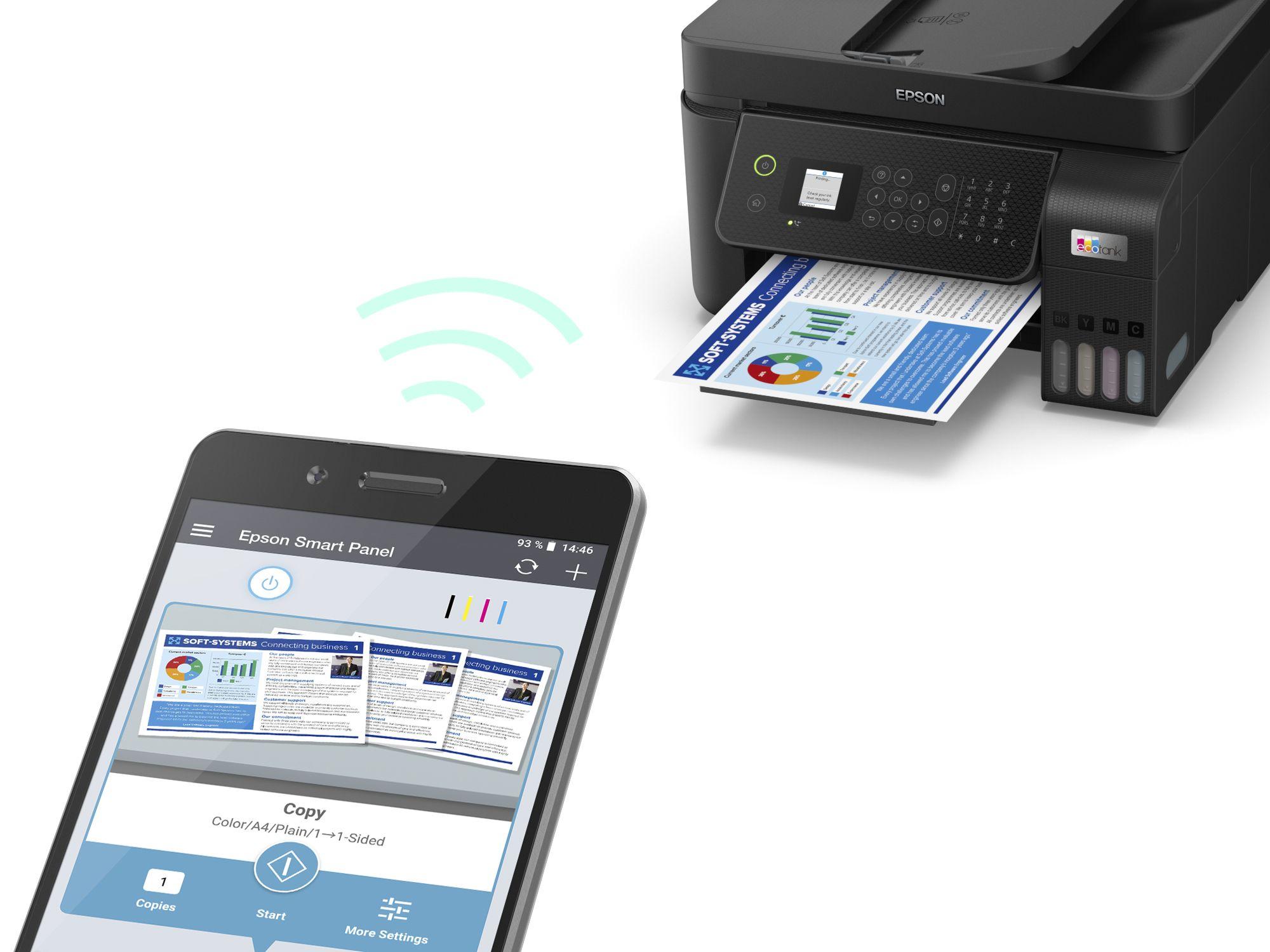 Impressora Multifunções EPSON EcoTank ET-4800 (A4 - Impressão a cores - 100 folhas - Preto) — miniatura 22