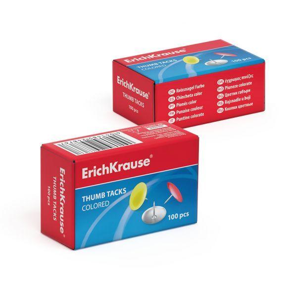 Alfinetes Metálicos ERICHKRAUSE 24876 (Metal; arame de aço - Multicor), miniatura 3