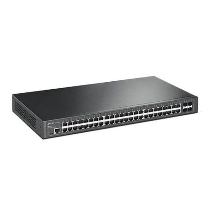 Switch TP-LINK Omada SG3452 (Gigabit Ethernet - 10, 100, 1000 Mbit/s - 104 Gbit/s - Preto) — miniatura 2
