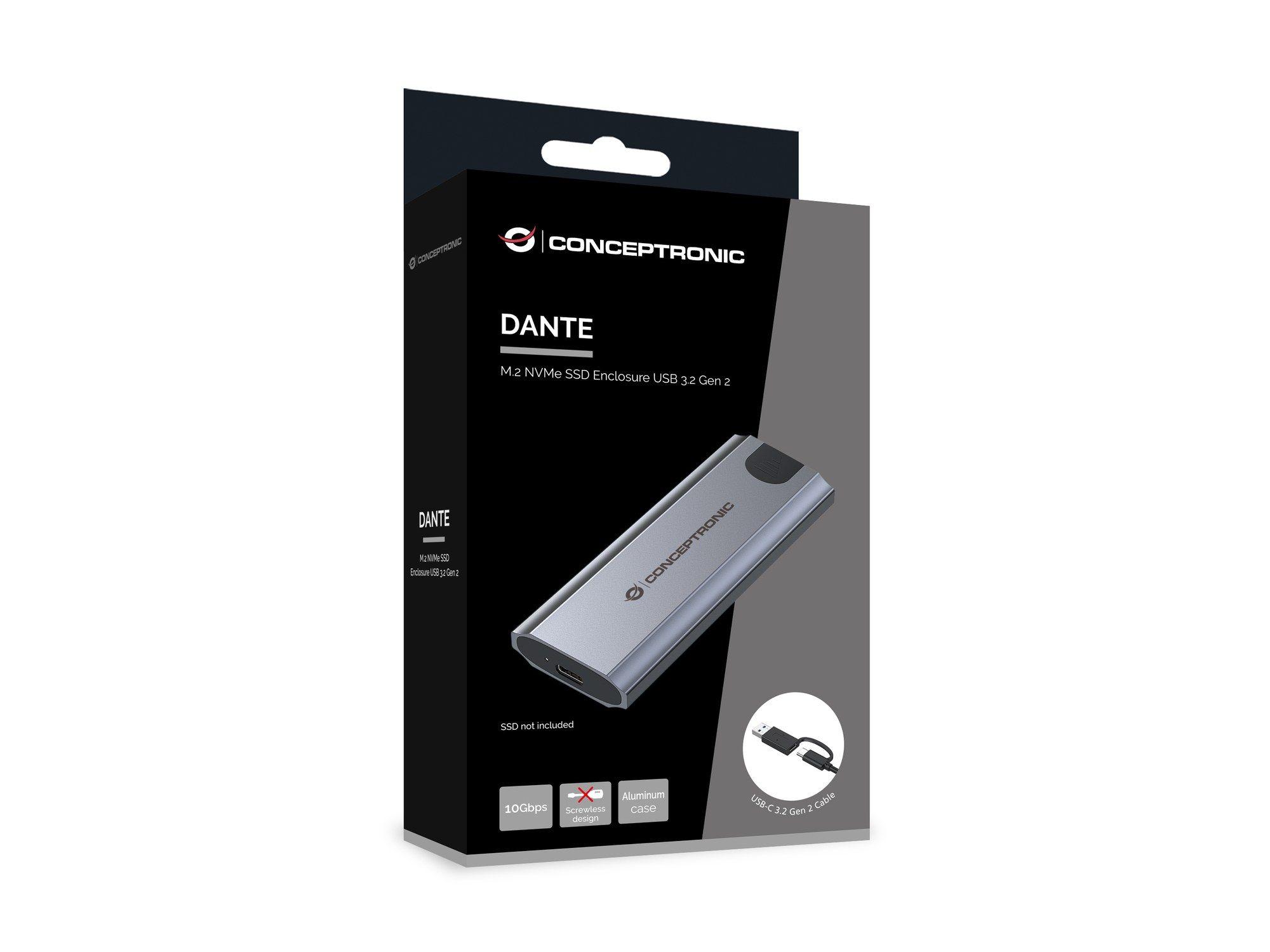 Caixa Externa para SSD M.2 CONCEPTRONIC DANTE05G (M.2 - Cinzento) — miniatura 6