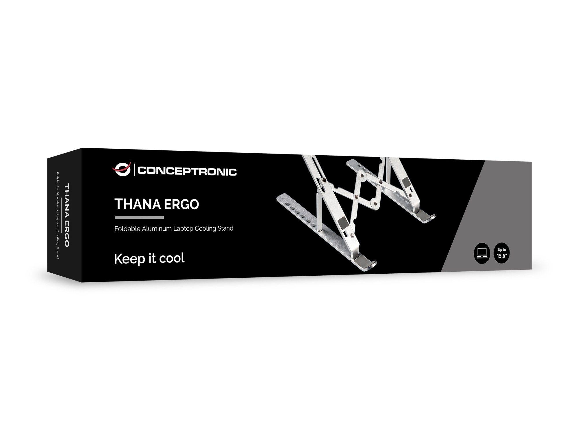 Suporte para Portátil CONCEPTRONIC Thana Ergo F (Até 15,6″ - Ajustável - Prateado), miniatura 6