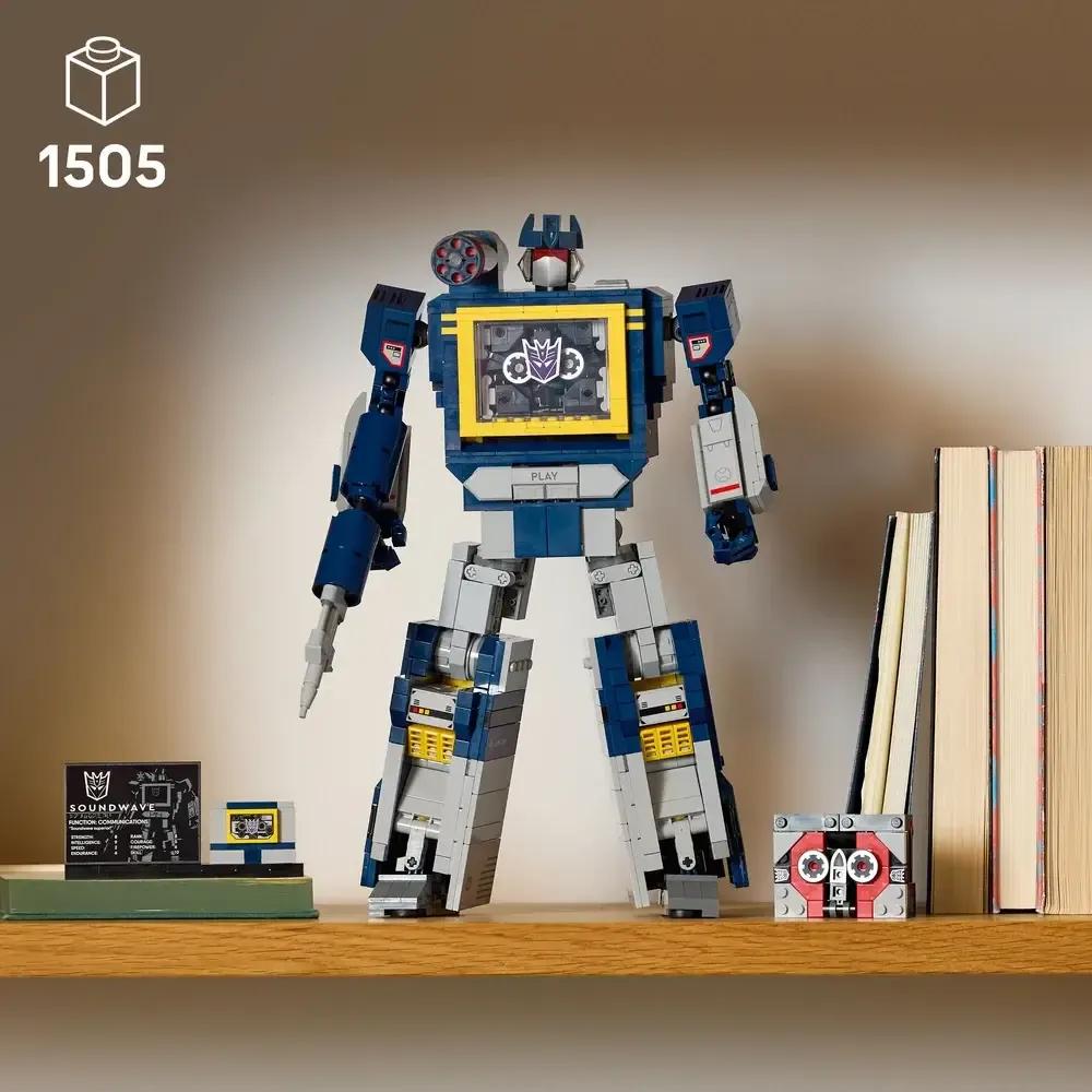 LEGO 10358 Icons Transformers: Soundwave (18+ anos - 1505 peças), miniatura 4