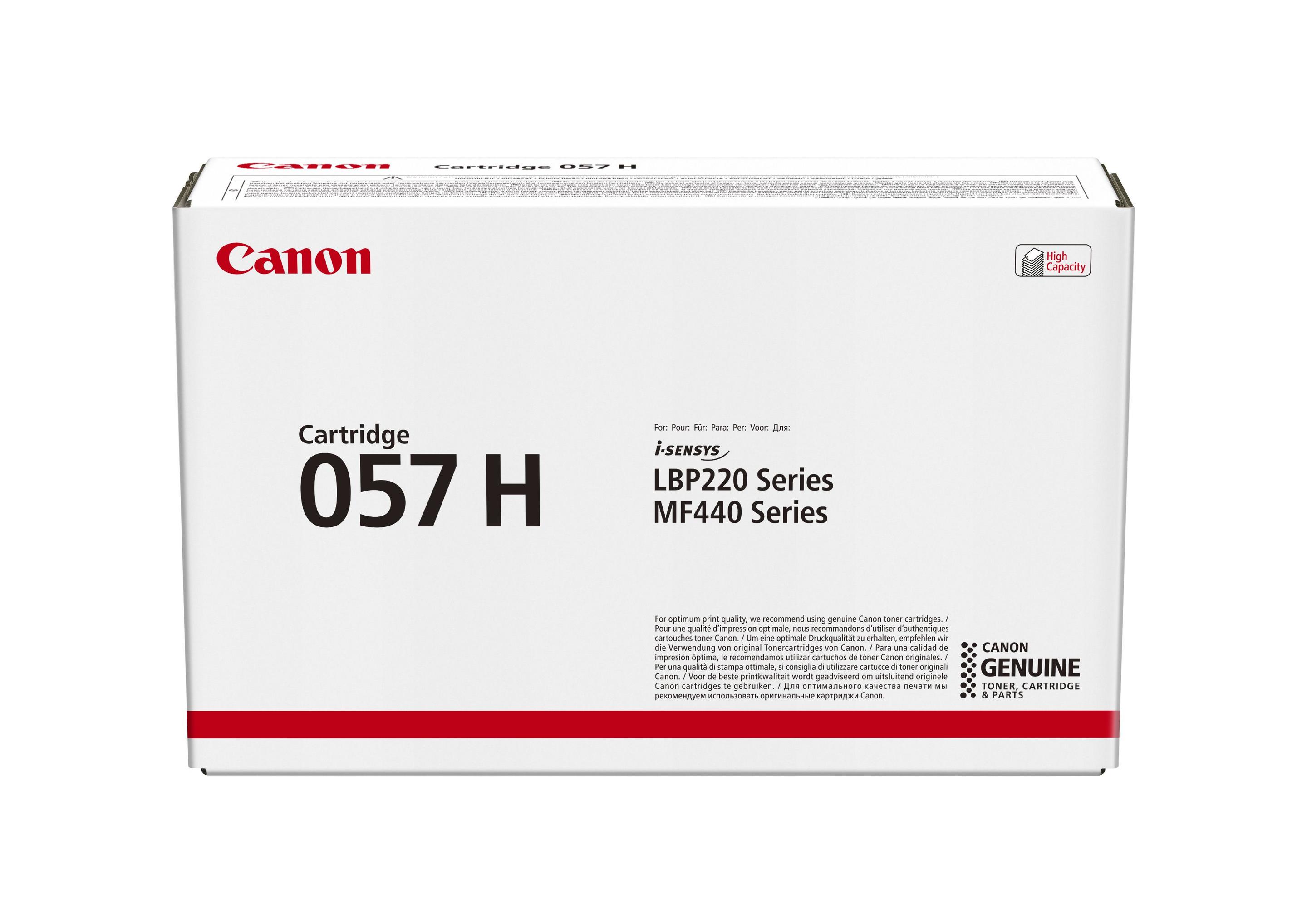 Toner CANON 057H (10000 páginas - Preto)