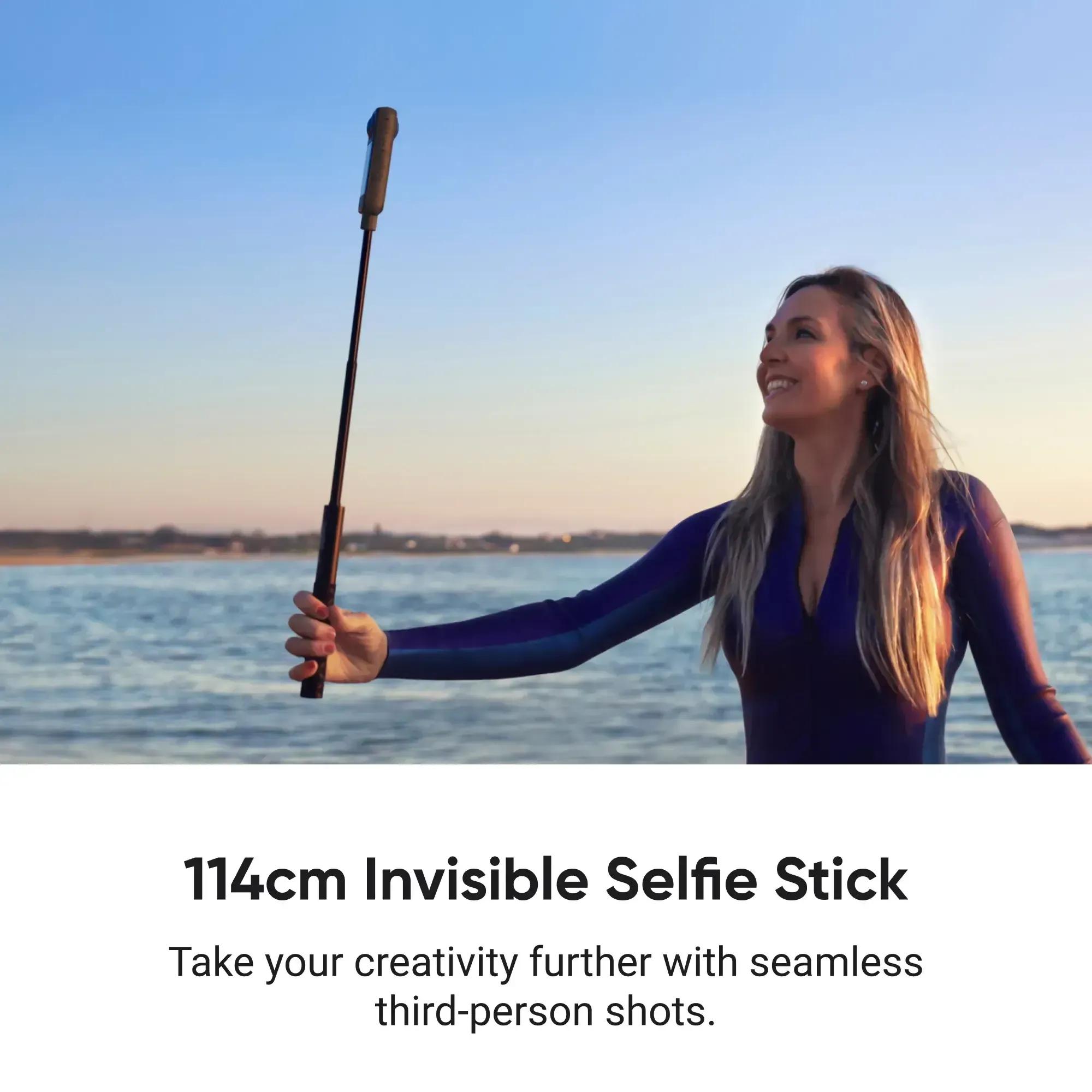 Bastão de Selfie Invisível INSTA360 CINSAAVF (Preto) — miniatura 3