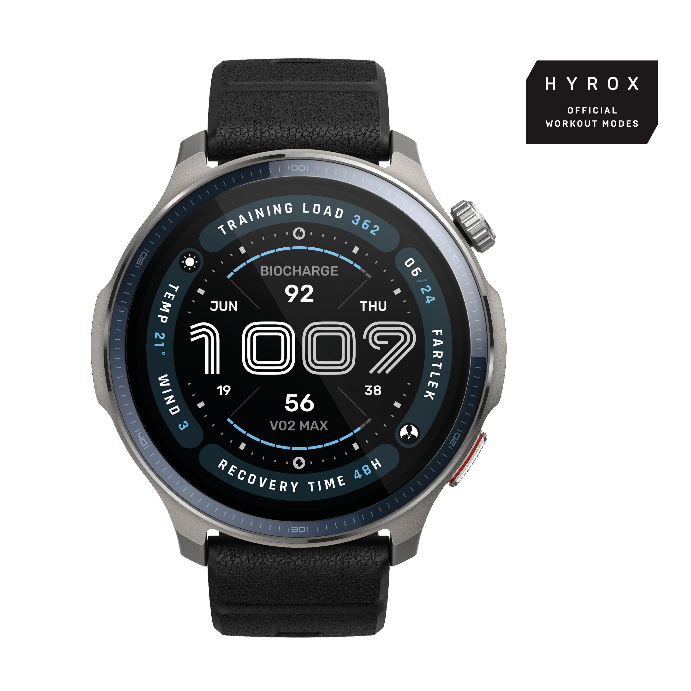 Smartwatch AMAZFIT Balance 2 (47,4 mm - AMOLED 1,5 polegadas - GPS - Cinzento/Preto)
