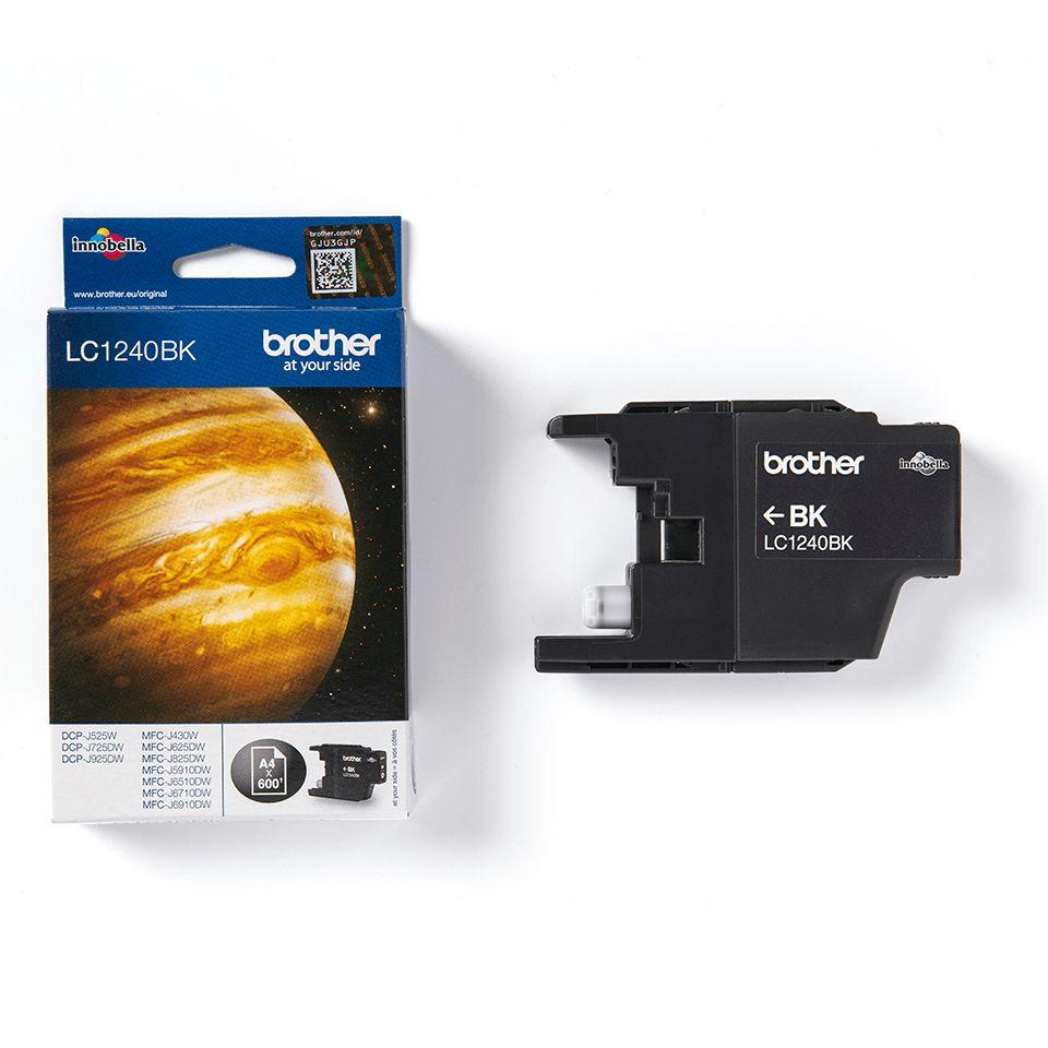 Tinteiro BROTHER LC1240BK (600 páginas - RJ-45 - 4x2 - Preto), miniatura 3