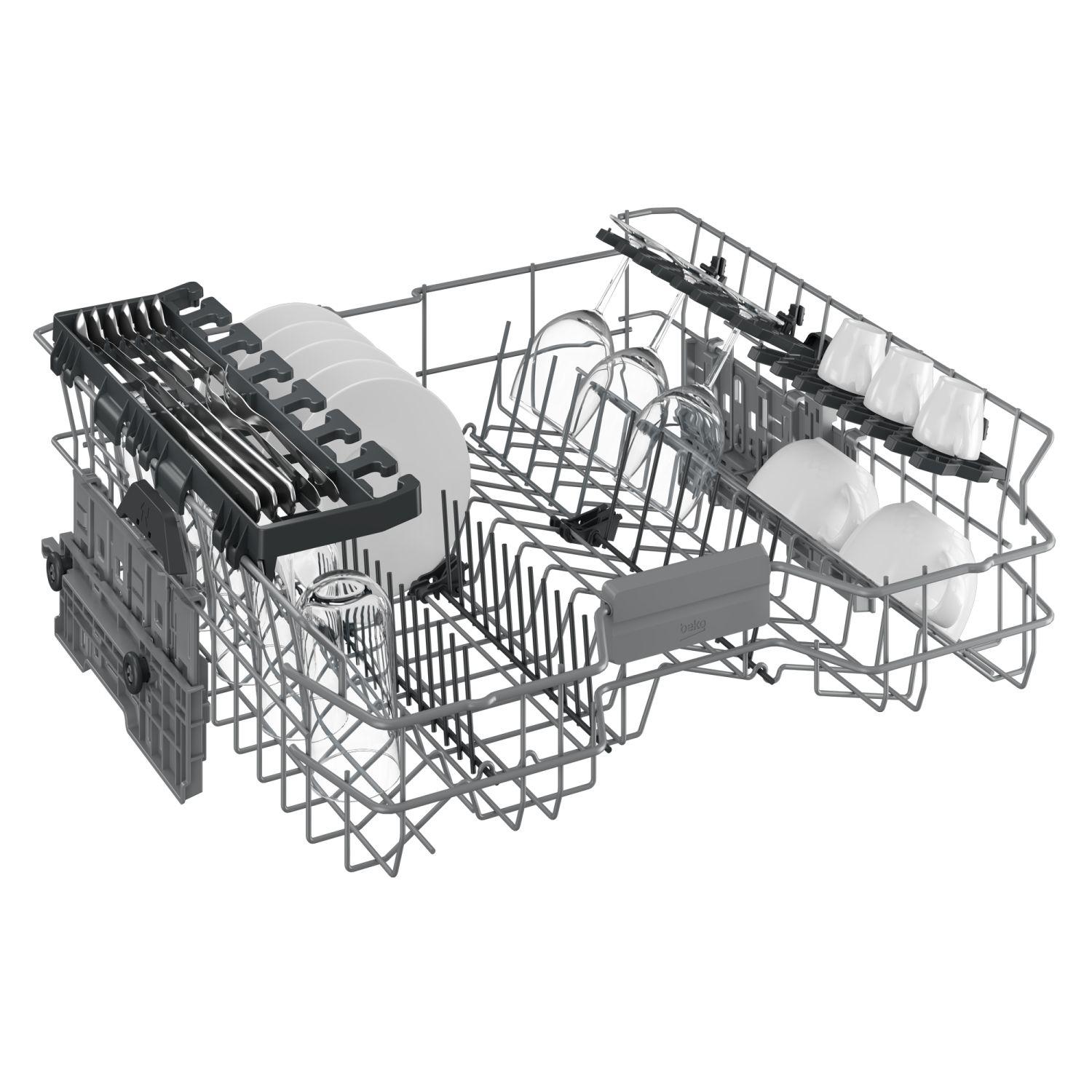 Máquina de Lavar Loiça Independente BEKO BDFN26440WC (14 talheres - B - 9,5 l - Branco), miniatura 5