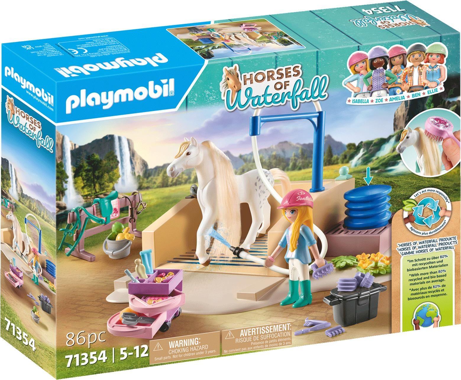 Conjunto de Brinquedo PLAYMOBIL Horses of Waterfall 71354 (Horses of Waterfall - A partir dos 5 anos)