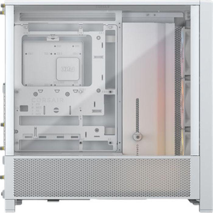 Caixa PC Semi-Torre CORSAIR FRAME 4000D RS ARGB (ATX, EATX, micro ATX, Mini-ITX - Semi-torre - Plástico, aço, vidro temperado - Branco) — miniatura 3