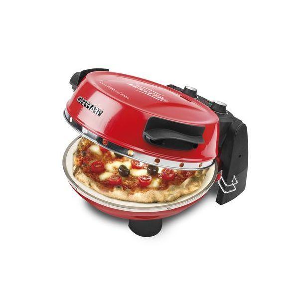 Forno de Pizza G3 FERRARI PizzaOven Napoletana (1200 W - Mecânico - Altura 19,5 cm - Preto e Vermelho)