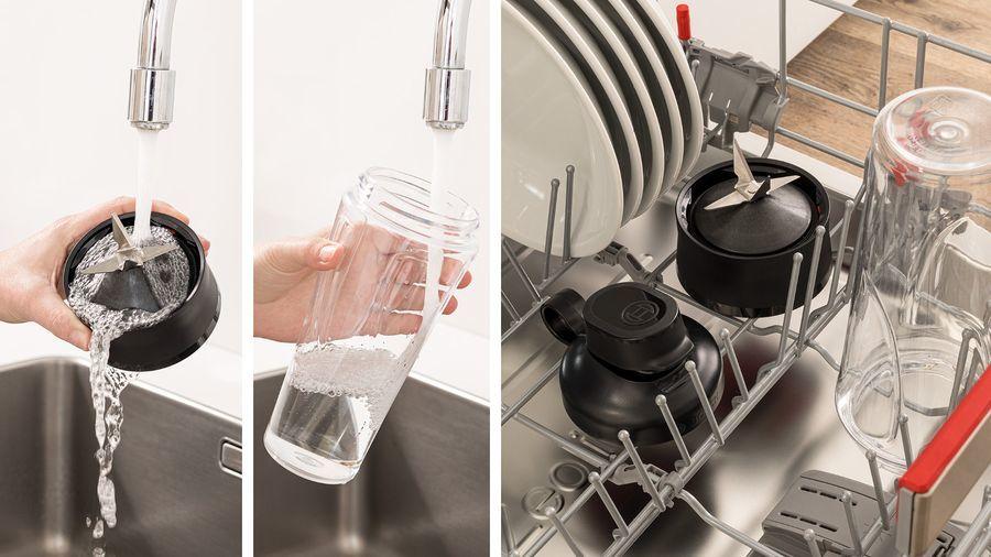 Liquidificadora BOSCH VitaPower Serie 2 MMB2111M (450 W - 30000 RPM - 0,6 L - Preto e Inox) — miniatura 5