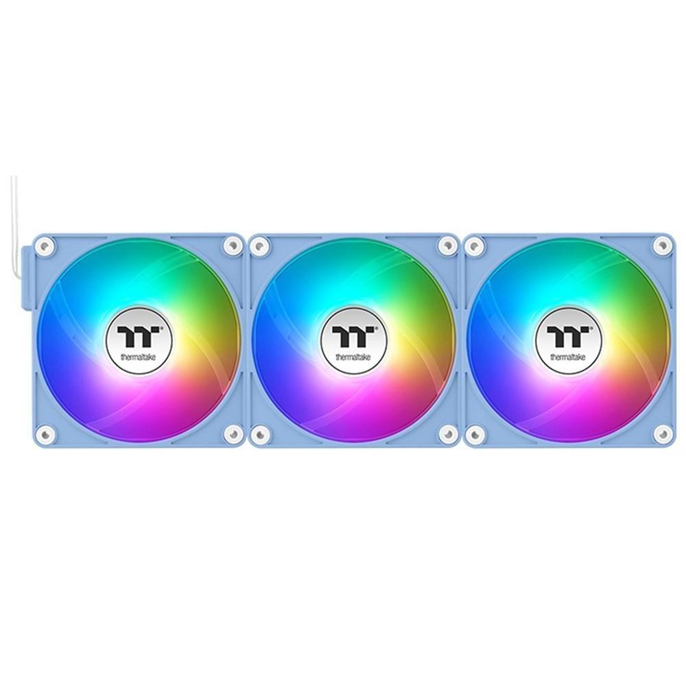 Ventoinhas para Caixa PC THERMALTAKE CT120 EX Reverse ARGB Sync (Multicor - Azul Hortênsia)