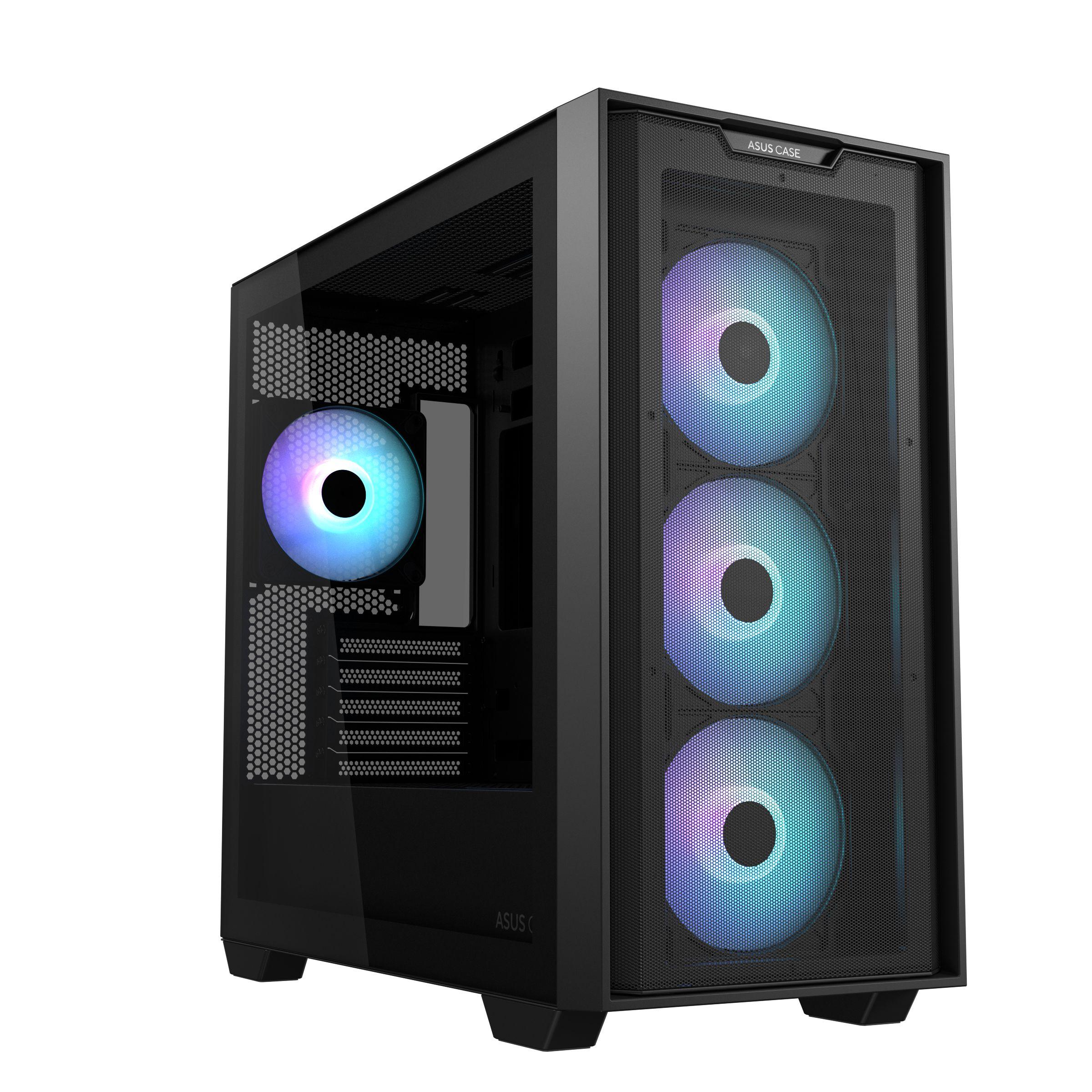 Caixa PC ASUS A21 PLUS (micro ATX, Mini-ITX - Micro Tower - Micro-ATX, Mini-ITX - Preto) — miniatura 5