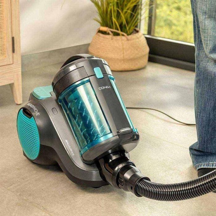 Aspirador de Trenó CECOTEC Conga Rockstar Cyclonic Powerbag (175 AW - 2 L - Piso duro, Estofos - Cinzento e Verde) — miniatura 4