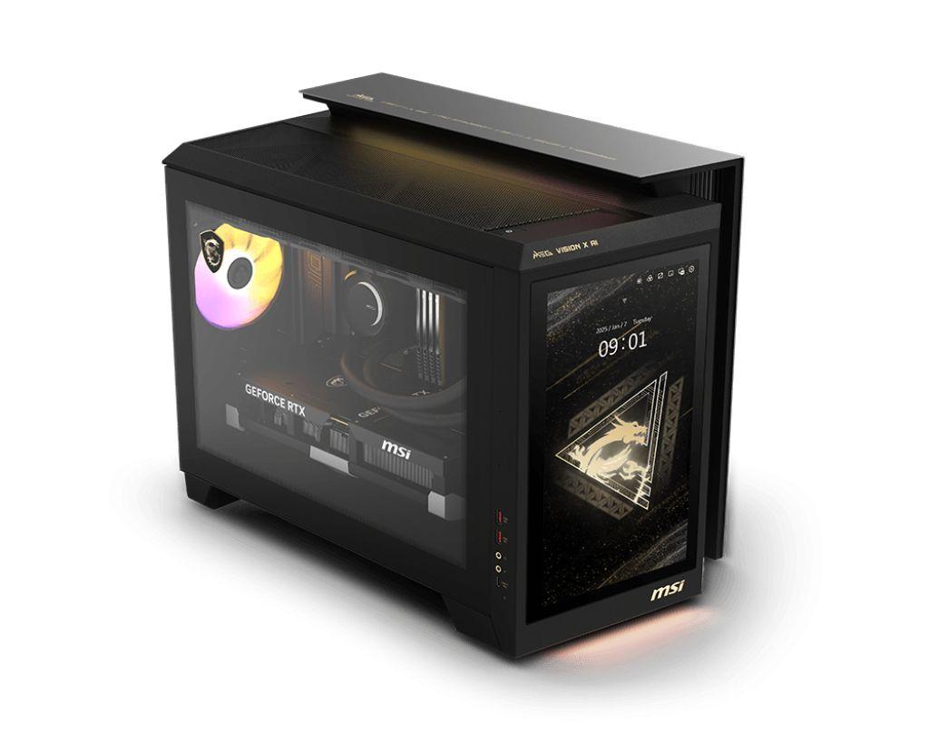Computador Gaming MSI MEG Vision X AI 2NVR7-236AT (Windows 11 Home - Intel Core Ultra 7 - 265K - Preto)