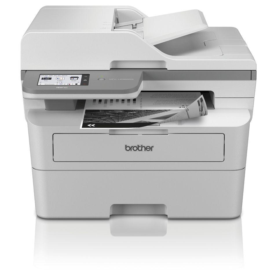 Impressora Multifunções Laser BROTHER MFC-L2960DW (A4 - Impressão a preto e branco - 250 folhas - Branco)