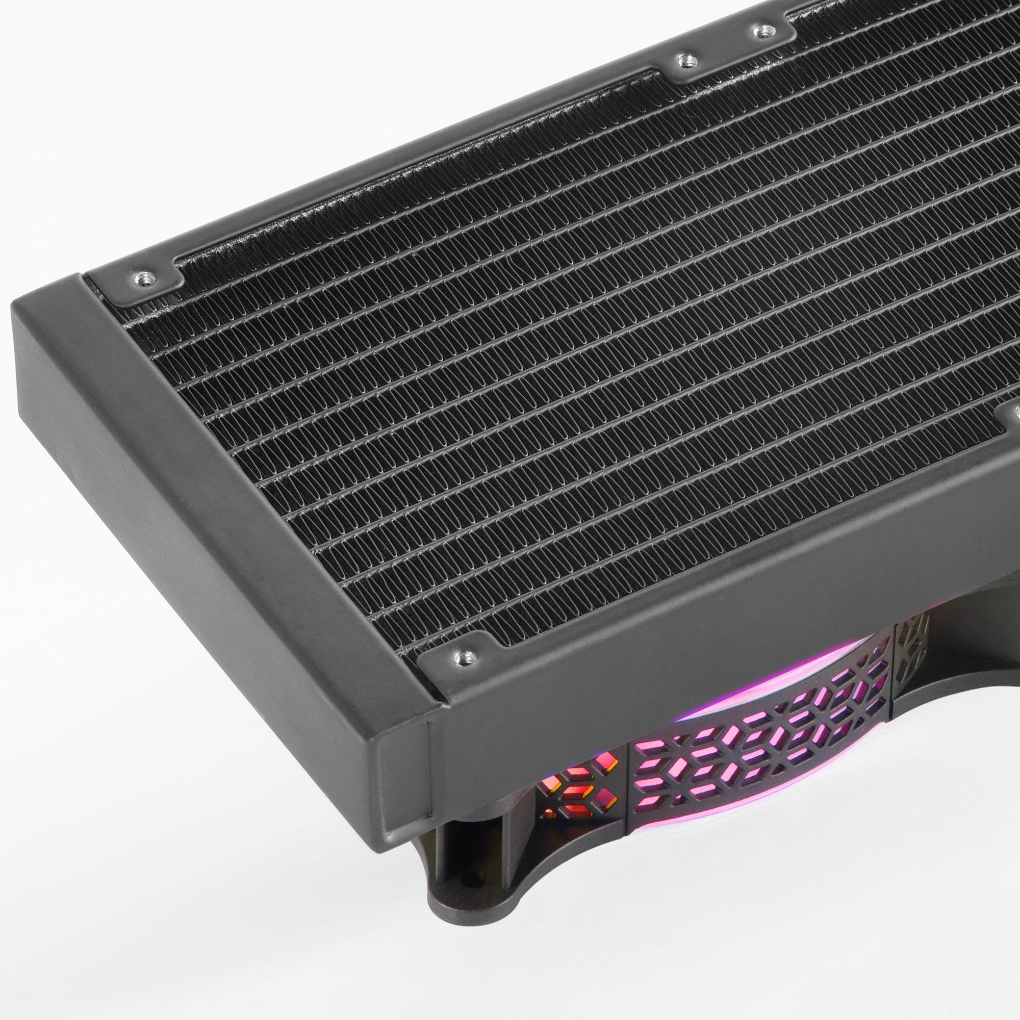 Kit de Refrigeração Líquida MARS GAMING MLULTRA240 (1800 RPM - Azul, Verde, Vermelho - 4-pin - Preto) — miniatura 7