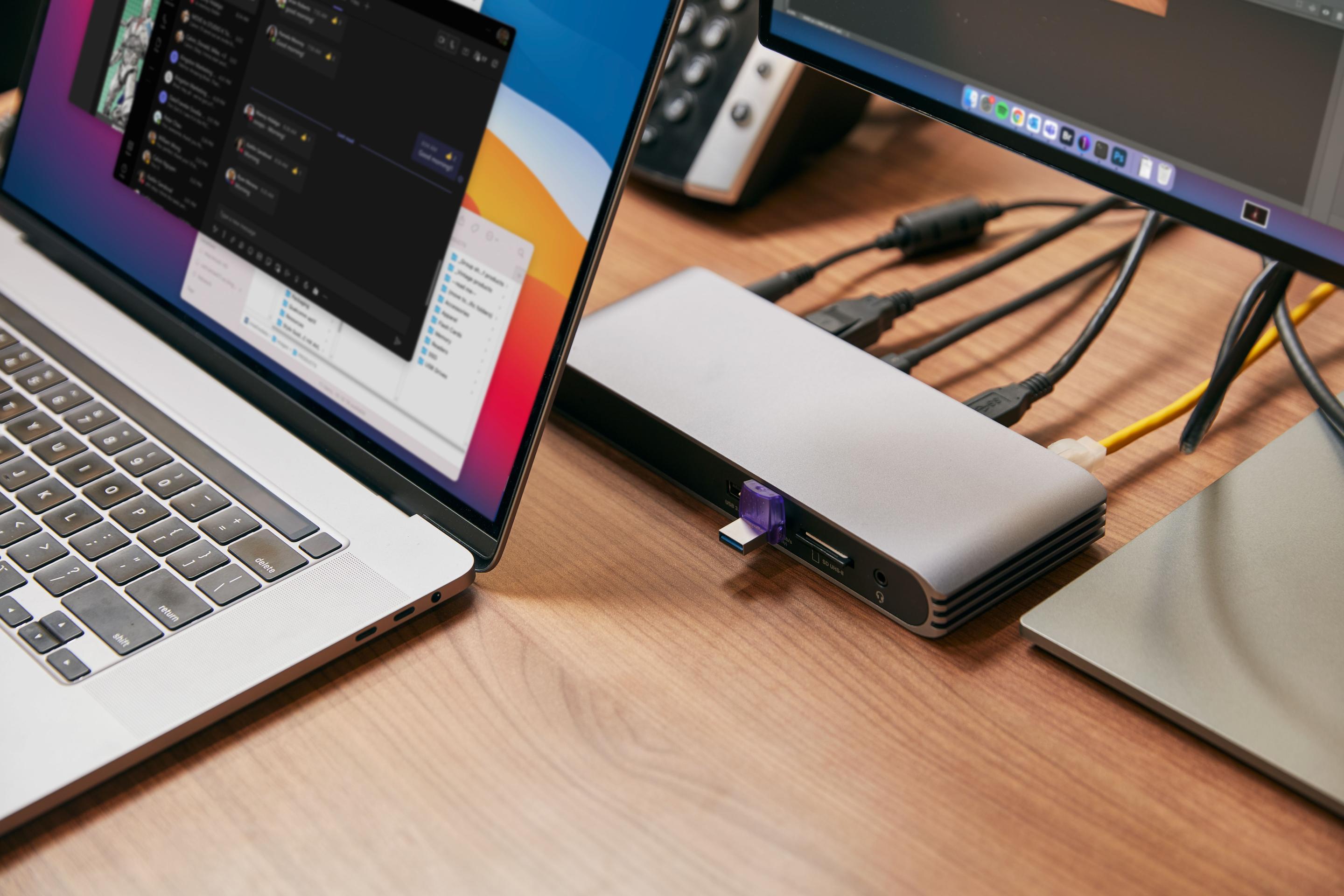 Pen USB KINGSTON DataTraveler microDuo 3C (64 GB - Outro - USB Type-A / USB Type-C - Roxo e Aço Inoxidável) — miniatura 8