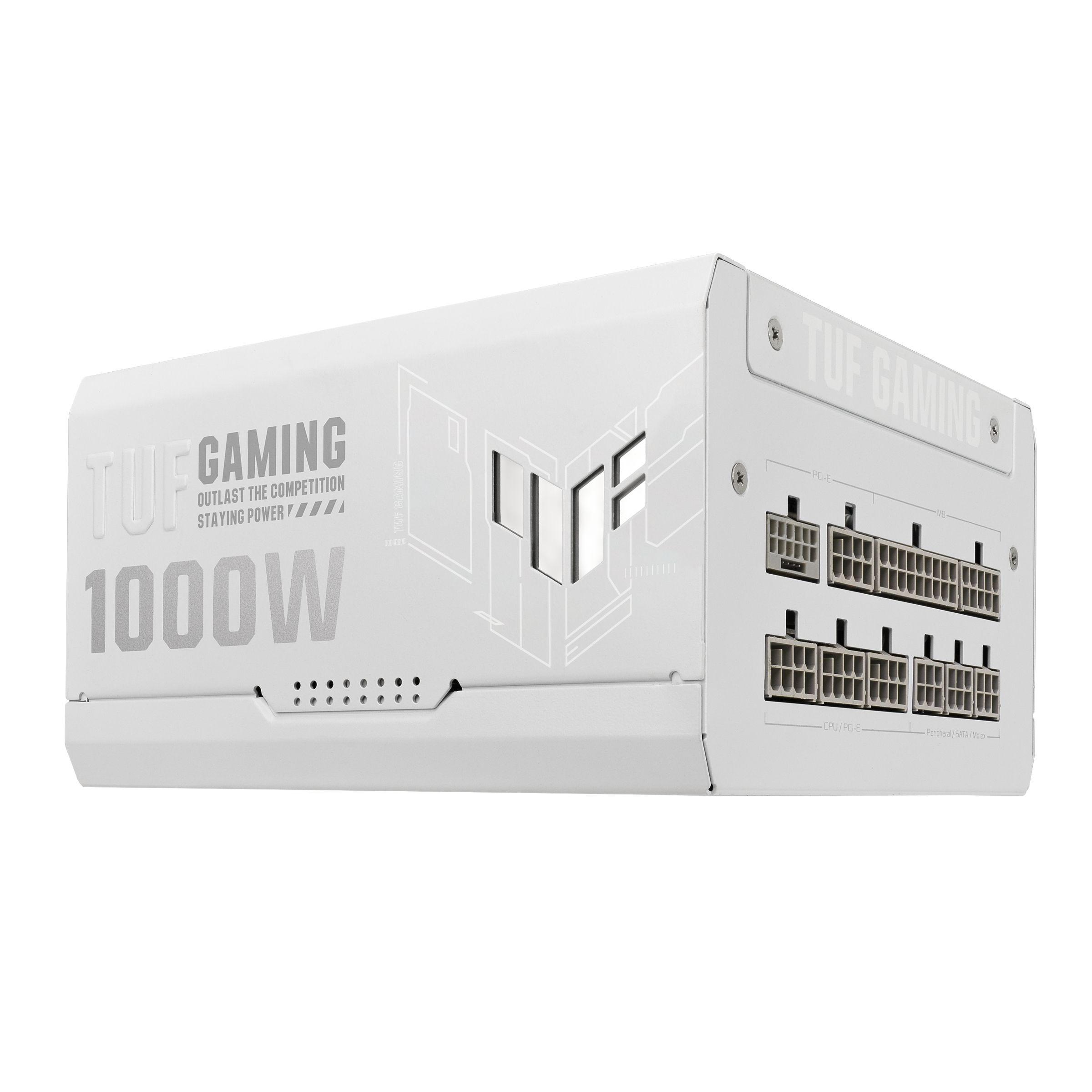 Fonte de Alimentação ASUS TUF Gaming 1000W Gold White Edition (ATX - 1000 W - 80 PLUS Gold - Branco), miniatura 6