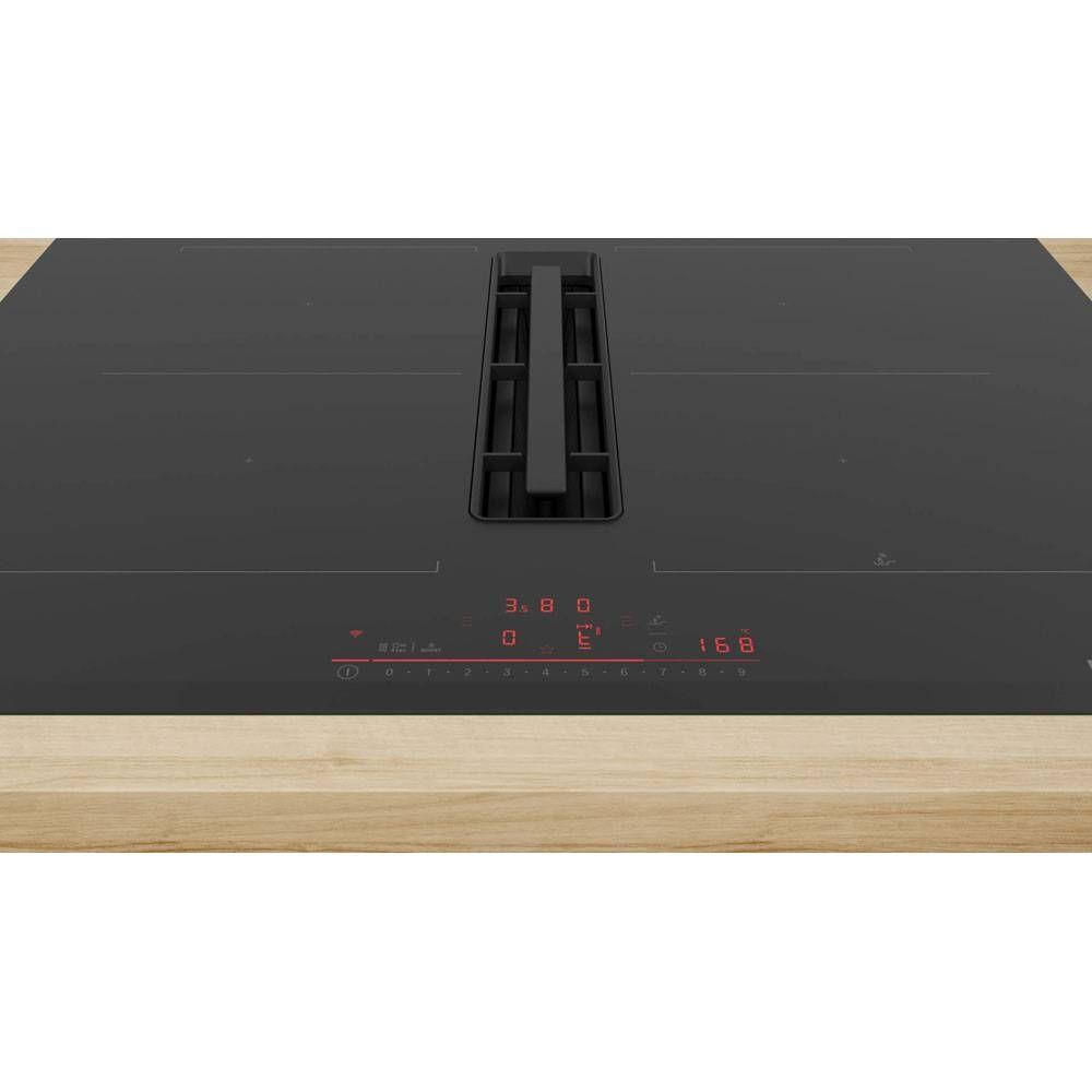 Placa de Indução com Exaustor Integrado Encastre BOSCH PVQ731H26E (4 zonas - 7400 W - Vidro-cerâmica - Preto) — miniatura 3